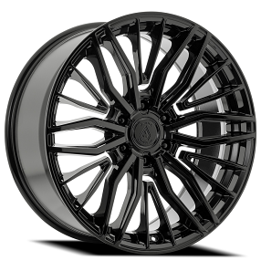 20" Arena Wheel Co A122 Phantom Gloss Black 6-Lug Off-Road Rims 