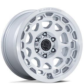 17" Black Rhino Wheels Congo BR026 Gloss Silver with Machined Face Crossover Rims