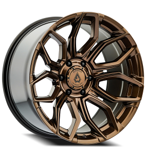 20" Arena Wheel Co A116 Cobra Smoked Bronzed with Tint Clear Off-Road Rims 