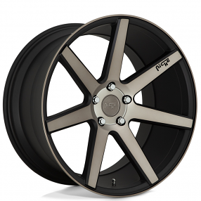 18" Niche Wheels M150 Verona Black Machined with Dark Tint Rims 