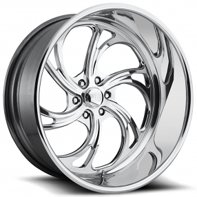 18" U.S. Mags Forged Wheels Kompressor 6 US452 Polished Tuckin Series Rims