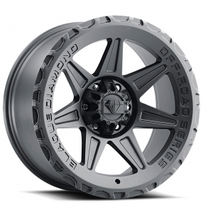 17" Blaque Diamond Wheels BD-O102 Texture Black Off-Road Rims