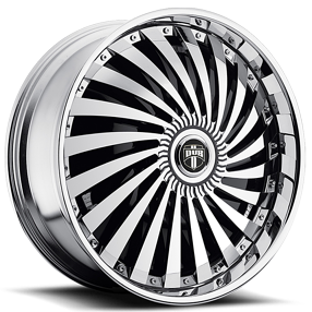 26" Dub Forged Wheels S768 Swyrl Chrome Spinner Rims