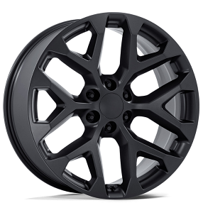 22" Performance Replicas Wheels PR177 Satin Black Rims