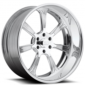 19" U.S. Mags Forged Wheels El Jefe US428 Polished Tuckin Series Rims