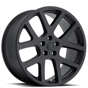 20" Dodge LX Viper Wheels FR 64 Satin Black OEM Replica Rims