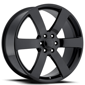 22" Chevy Trailblazer SS Wheels FR 32 Gloss Black OEM Replica Rims 