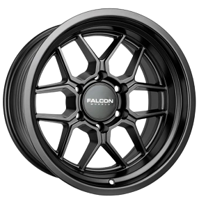 17" Falcon Off-Road Wheels TX1 Apollo Matte Gunmetal Flow Formed Rims