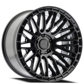 22" Arena Wheel Co A118 Karma Gloss Black Off-Road Rims 