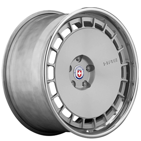 20" HRE Wheels 935 Gloss Silver Center with Polished Clear Outer and Gloss Silver Inner Forged Rims