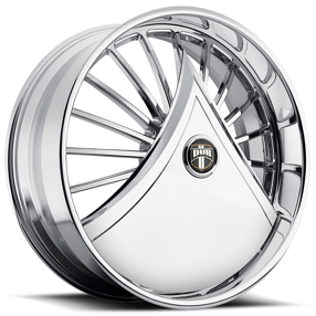 24" Dub Forged Wheels S601 Shokka Chrome Skirt Rims