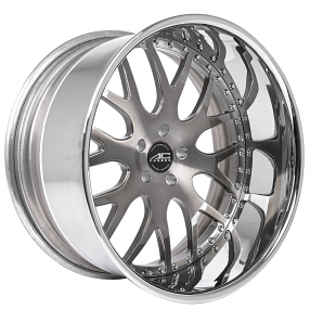 20" AC Forged Wheels ACF709 Double Dark Tint with Chrome Lip Three Piece Rims 