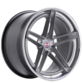 20" HRE Wheels G-Code Polished Dark Clear Center with Polished Clear Outer and Inner Forged Rims