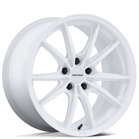 17" Motegi Racing Wheels MR162 Zentoku Gloss White Flow Formed Rims