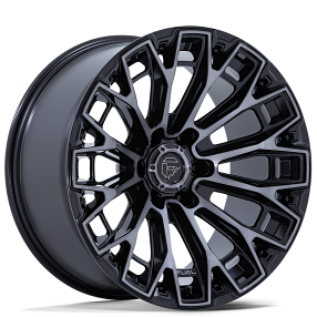 18" Fuel Wheels FC882 Trax Gloss Black Machined Face with Dark Tinted Clear Off-Road Rims