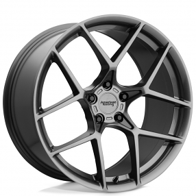 19" Staggered American Racing Wheels Modern AR924 Crossfire Graphite Rims