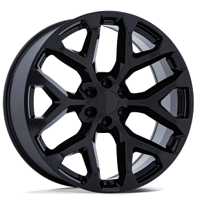 22" Performance Replicas Wheels PR177 Gloss Black Rims