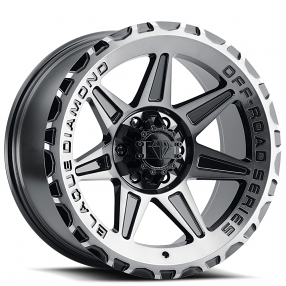 18" Blaque Diamond Wheels BD-O102 Gloss Black with Tinted Face Off-Road Rims