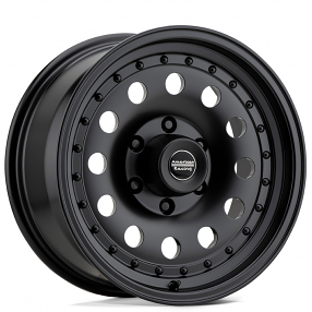 18" American Racing Wheels Modern AR62 Outlaw II Satin Black Off-Road Rims