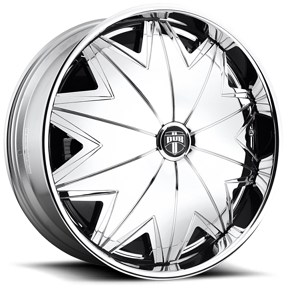 26" Dub Forged Wheels S703 Tickle Chrome Spinner Rims