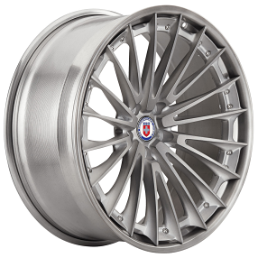 20" HRE Wheels S209 Frozen Dark Clear Center with Brushed Dark Clear Outer and Inner Forged Rims