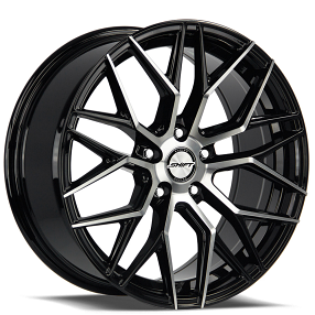 18" Shift Wheels Spring Gloss Black Machined Rims 