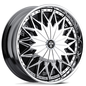 26" Dub Forged Wheels S787 Joker Chrome Spinner Rims