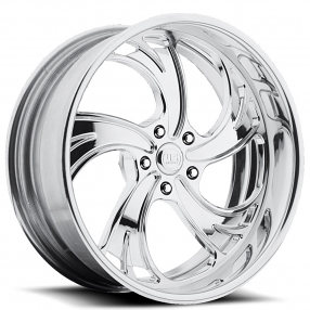 28" U.S. Mags Forged Wheels Cheyenne 5 US413 Polished Tuckin Series Rims