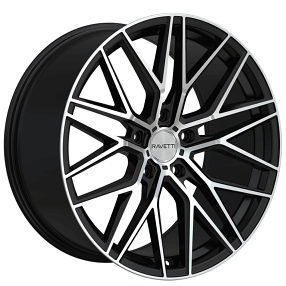 20" Ravetti Wheels M16 Satin Black Machined Flow Formed Rims