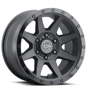 17" ICON Alloys Wheels Rebound Double Black Off-Road Rims