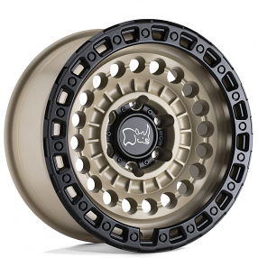 20" Black Rhino Wheels Sentinel Desert Sand with Black Lip Edge Off-Road Rims 