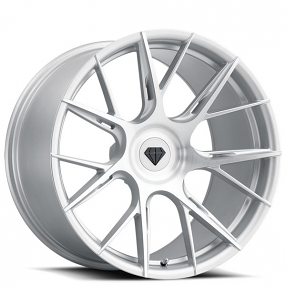 20" Blaque Diamond Wheels BD-F18 Brushed Silver Polaris Slingshot / 3-Wheeler Rims