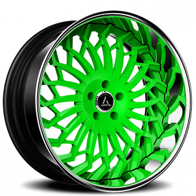 20/21" Artis Forged Wheels Spartacus Custom Color Matching Face with Chrome Lip Rims 