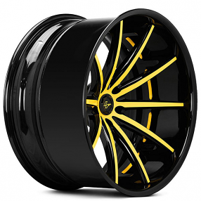 22" Staggered Lexani Forged Wheels LF-Sport LC-108 Custom Finish Forged Rims 