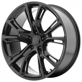 17" OE Creations Wheels PR137 Gloss Black Rims 