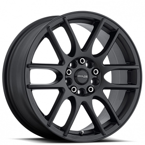 18" Raceline Wheels 141B Mystique Satin Black Rims 