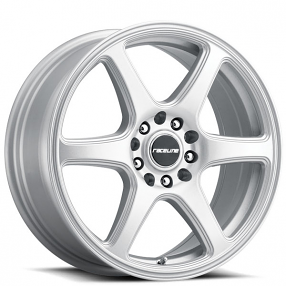16" Raceline Wheels 146S Matrix Gloss Silver Rims 