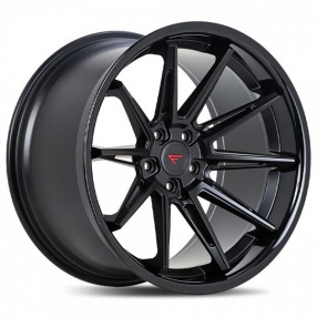 22" Ferrada Wheels CM2 Matte Black with Gloss Black Lip Rims