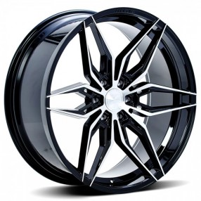 24" Ferrada Wheels FT5 Black Machined Rims