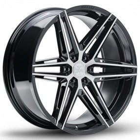 22" Ferrada Wheels FT4 Machine Black Rims