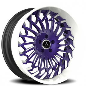 24" Artis Forged Wheels Spartacus Custom 2-Tone Face with Color Matching Lip Rims
