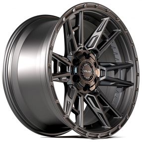 18" 4Play Wheels 4PS20 Matte Black Off-Road Rims