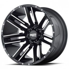 20" Moto Metal Wheels MO978 Razor Satin Black Machined Off-Road Rims 