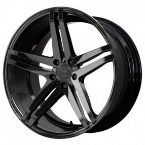 20" Staggered Verde Wheels V39 Parallax Gloss Black Rims
