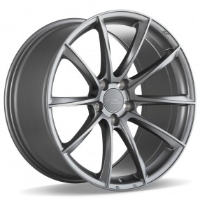 19" Staggered Ace Alloy Wheels AFF05 Space Gray Flow Formed Rims