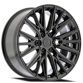 22" Arena Wheel Co A124 Finesse Gloss Black Off-Road Rims 