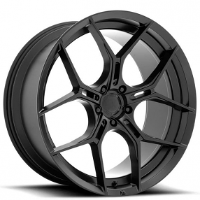 22" Asanti Wheels ABL-37 Monarch Satin Black Rims