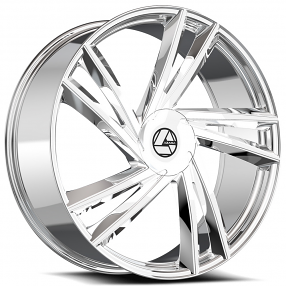 20" Azara Wheels AZA-529 Nano Chrome Rims