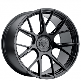19/20" Blaque Diamond Wheels BD-F18 Gloss Black Flow Forged Rims 