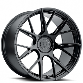 20" Blaque Diamond Wheels BD-F18 Gloss Black Polaris Slingshot / 3-Wheeler Rims